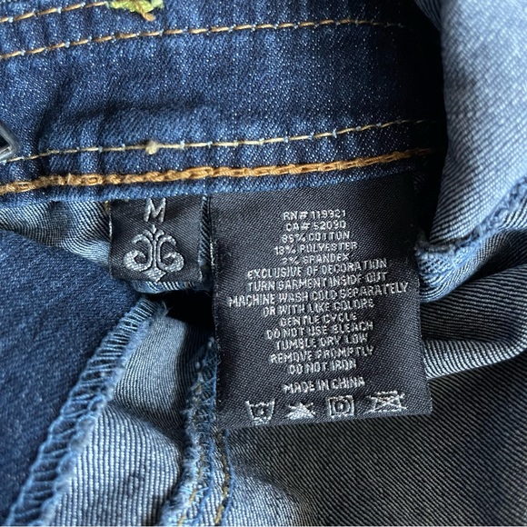 Dereon Denim Jumpsuit Sz M/33” - Picture 6 of 8